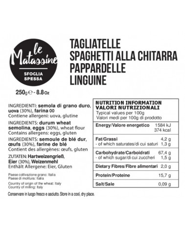 Etichetta pasta